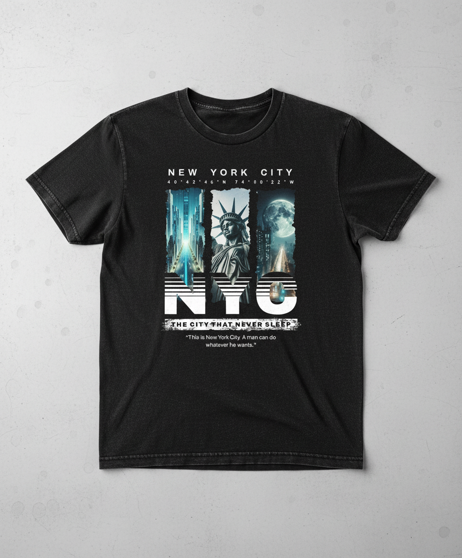 NYC City That Never Sleeps Tee NYC City That Never Sleeps Tee