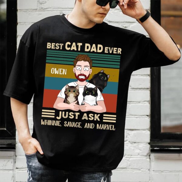 best cat dad ever personalized t shirt just ask cats names design 1.jpg