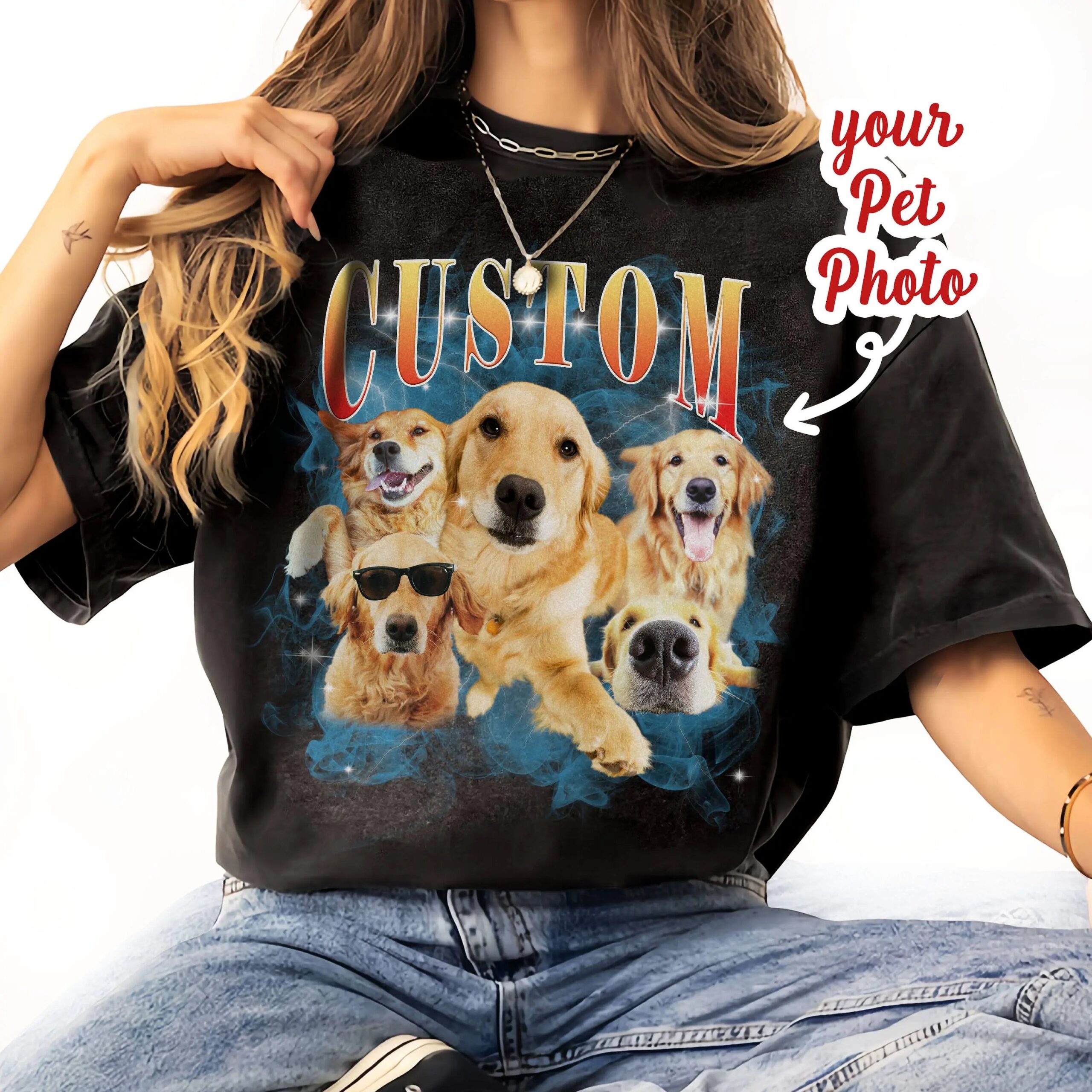custom pet photo shirt personalized dog lover gift tee for women 1.jpg custom pet photo shirt personalized dog lover gift tee for women 1.jpg