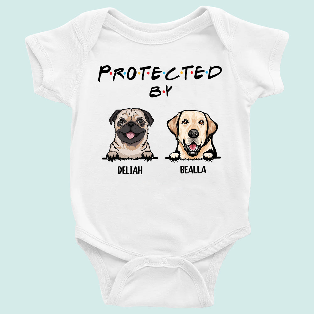 personalized protected by puppies baby bodysuit cute dog onesie 1.jpg personalized protected by puppies baby bodysuit cute dog onesie 1.jpg