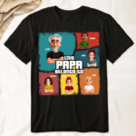 this papa belongs to family names custom fathers day shirt 1.jpg