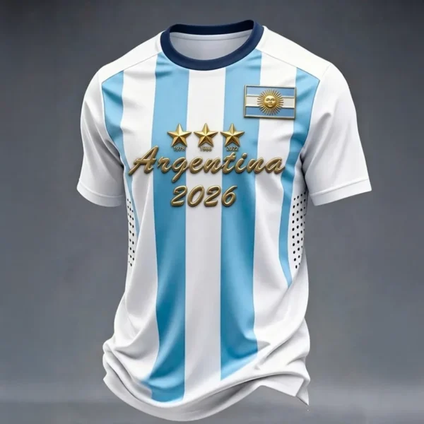 2026 FIFA World Cup Argentine T Shirt Soccer Fan Merch Game Day For Father.webp