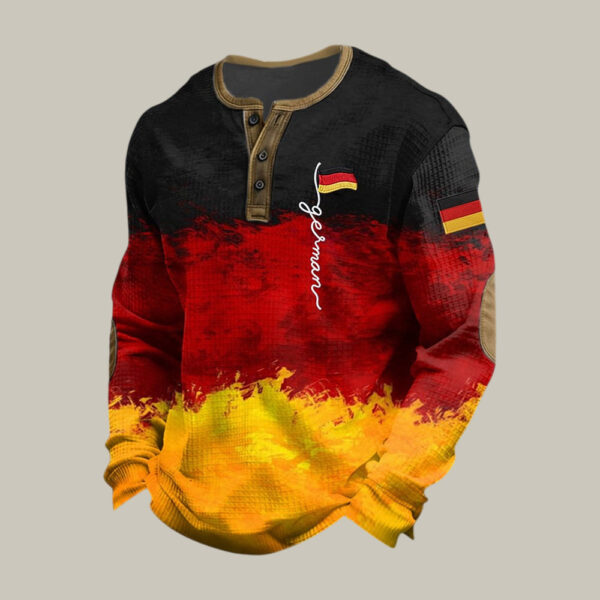 2026 FIFA World Cup Button Long Sleeve Shirt Germany National Football Team Apparel.jpeg
