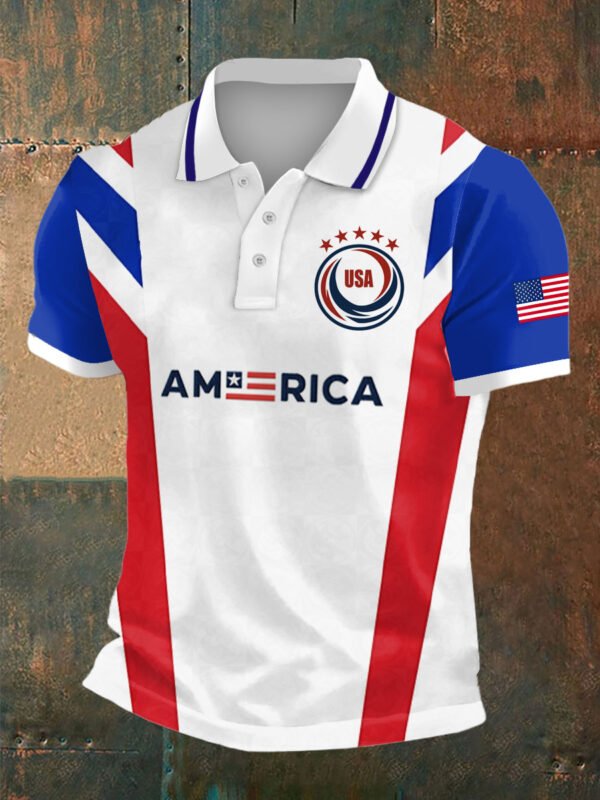 America World Cup 2026 Polo Shirt Soccer Game Day Clothing For World Cup Lovers.jpeg