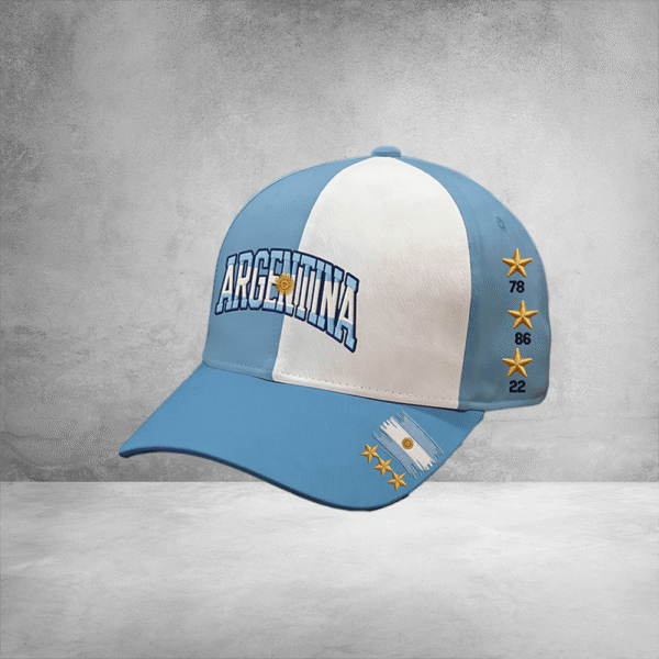 Argentina FIFA World Cup 2026 Hat World Cup Teams Outfits For Argentinos.png