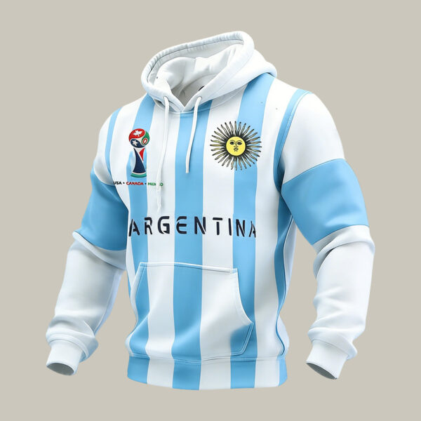 Argentina FIFA World Cup 2026 Hoodie Game Day Clothing Football Lover Gift.jpeg