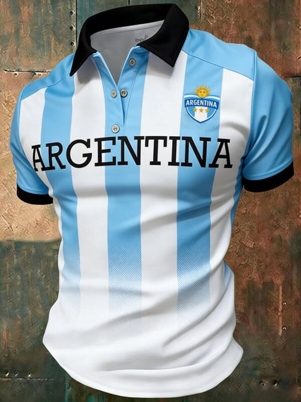 Argentina FIFA World Cup 2026 Polo Shirt Argentina World Cup Games Outfits Fan Apparel.jpeg