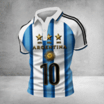Argentina FIFA World Cup 2026 Polo Shirt M10 Polos FIFA World Cup Merch For M10 Fan.png