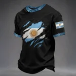 Argentina Flag T Shirt 2026 FIFA World Cup Clothes Soccer Fan Gear.webp