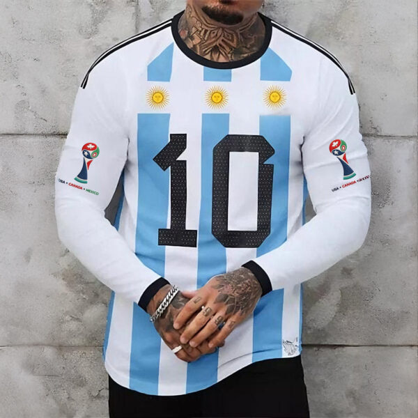 Argentina World Cup 2026 Group Stage Matches Long Sleeve Shirt World Cup Apparel.jpeg