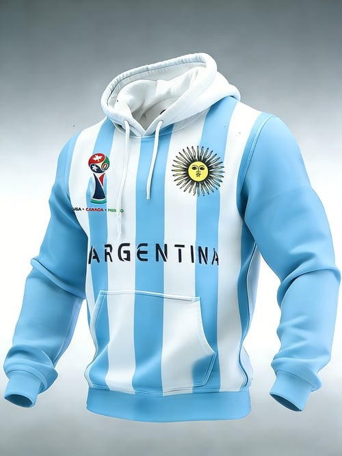 Argentina World Cup 2026 Merch Team Argentina Soccer Hoodie For Soccer Lovers.jpeg