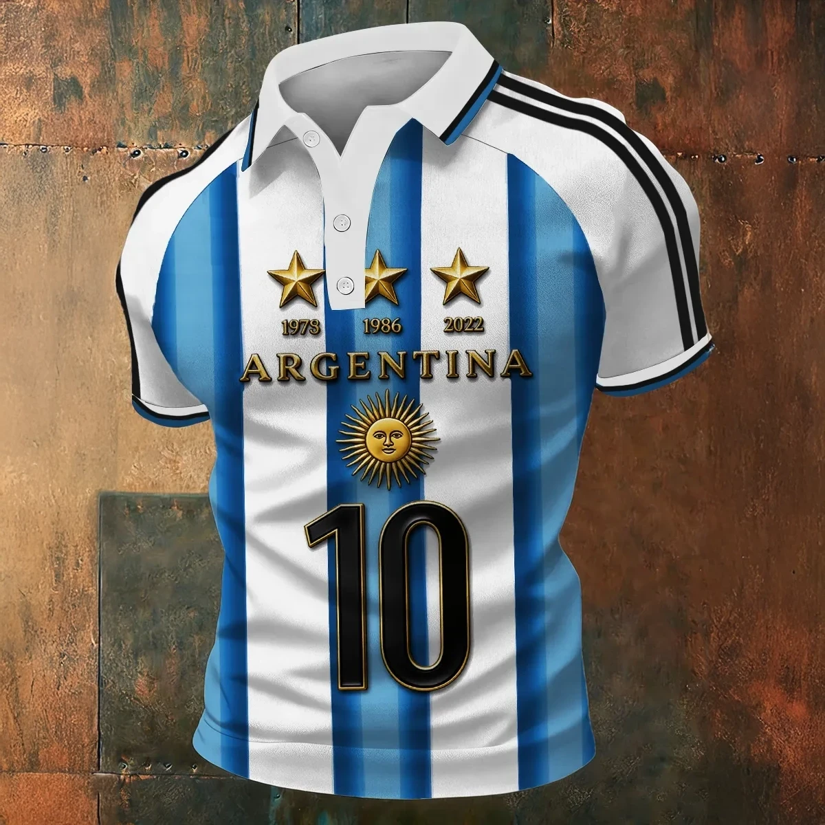 Argentine 2026 FIFA World Cup 10 Polo Shirt Argentina National Soccer Merch For Huge Fan.webp Argentine 2026 FIFA World Cup 10 Polo Shirt Argentina National Soccer Merch For Huge Fan.webp