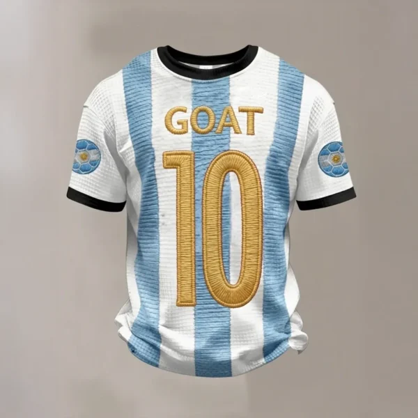 Argentine 2026 FIFA World Cup Goat 10 T Shirt Argentina National Soccer Team Merch Best Fan Gear.webp