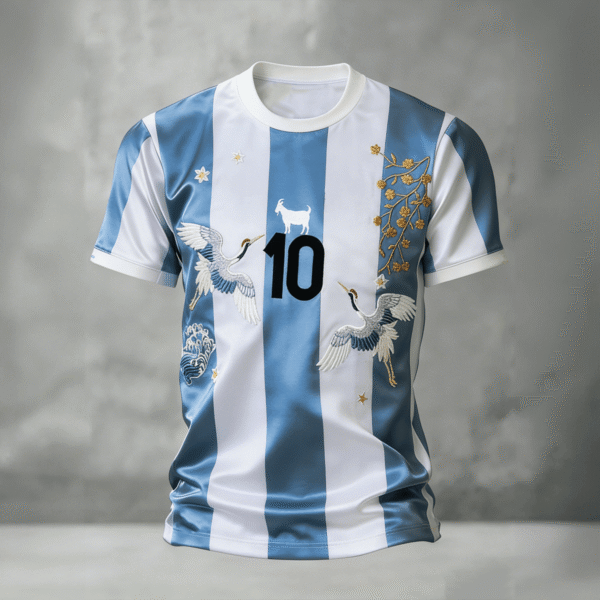Argentine 2026 FIFA World Cup Goat 10 T Shirt Soccer Clothes Fan For Father.png