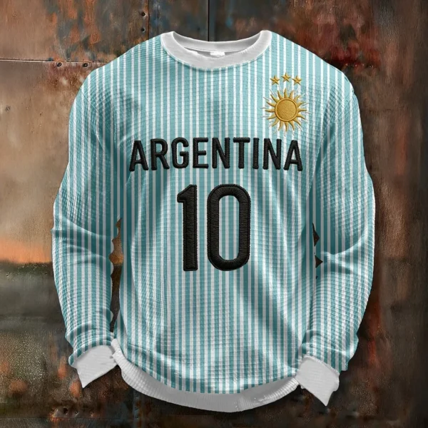 Argentine 2026 FIFA World Cup Long Sleeve Shirt Game Day Soccer Apparel Best Fan Gear.webp