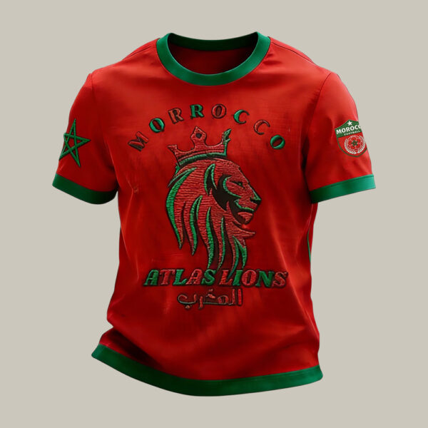 Atlas Lions Morocco FIFA World Cup Team T Shirt Soccer Fan Merch For Huge Fan.jpeg