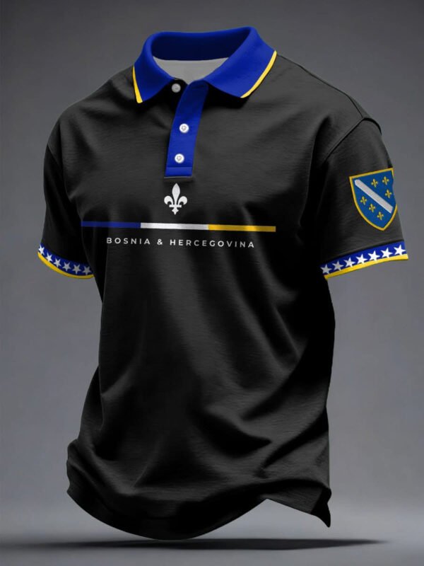 Bosnia And Herzegovina World Cup Polo Shirt FIFA Apparel Soccer Game Day Shirt Fan Gifts.jpeg