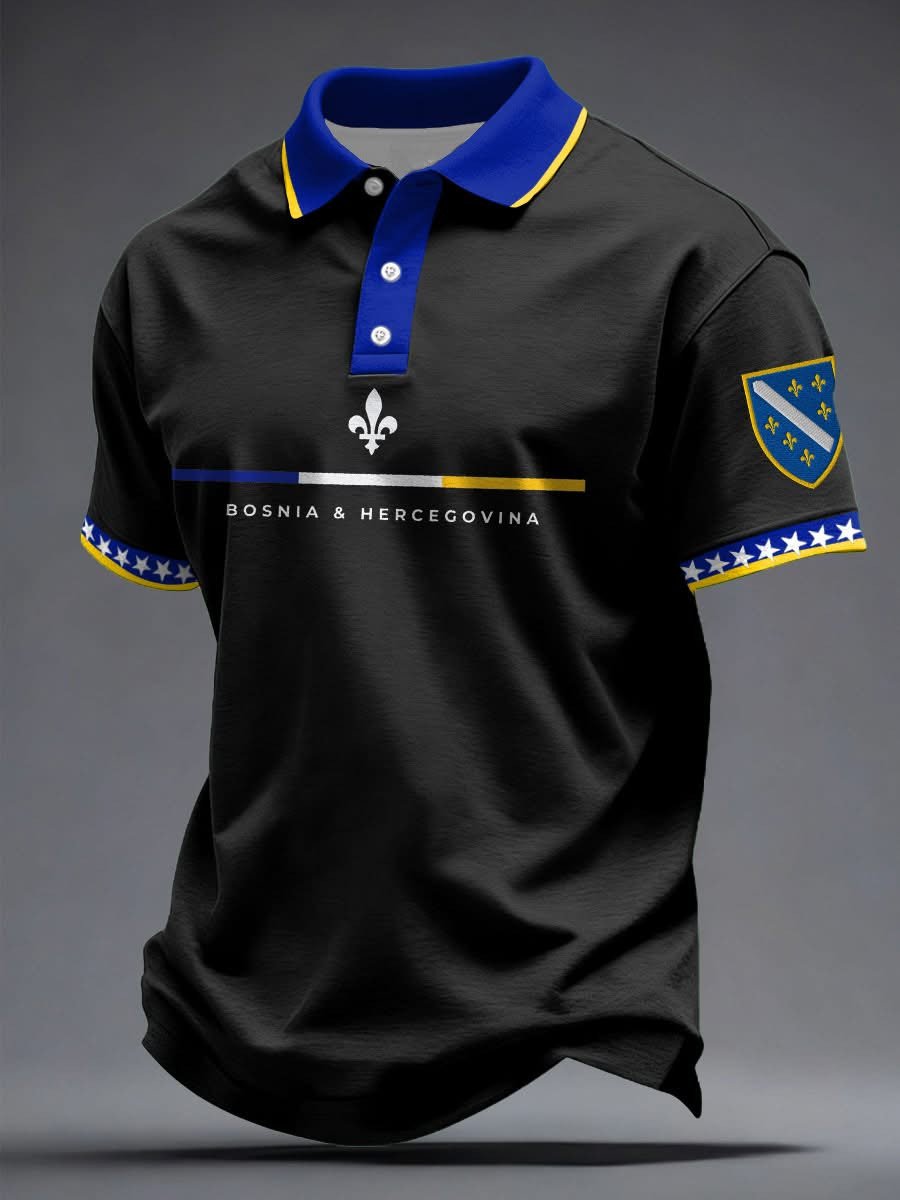 Bosnia And Herzegovina World Cup Polo Shirt FIFA Apparel Soccer Game Day Shirt Fan Gifts.jpeg Bosnia And Herzegovina World Cup Polo Shirt FIFA Apparel Soccer Game Day Shirt Fan Gifts.jpeg