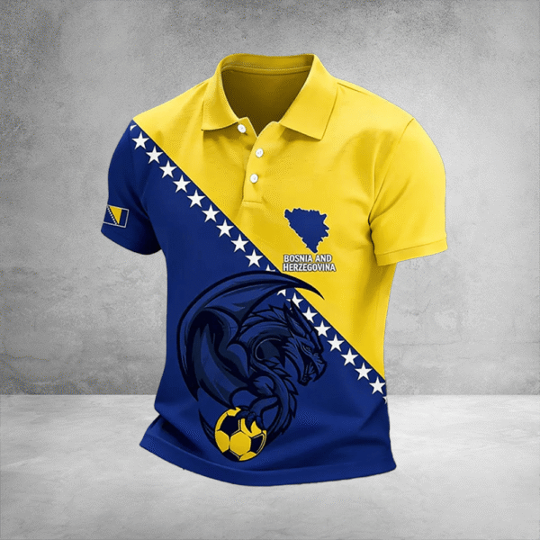 Bosnia And Herzegovina World Cup Polo Shirt World Cup Teams Shirts FIFA Apparel Fan Gifts.png