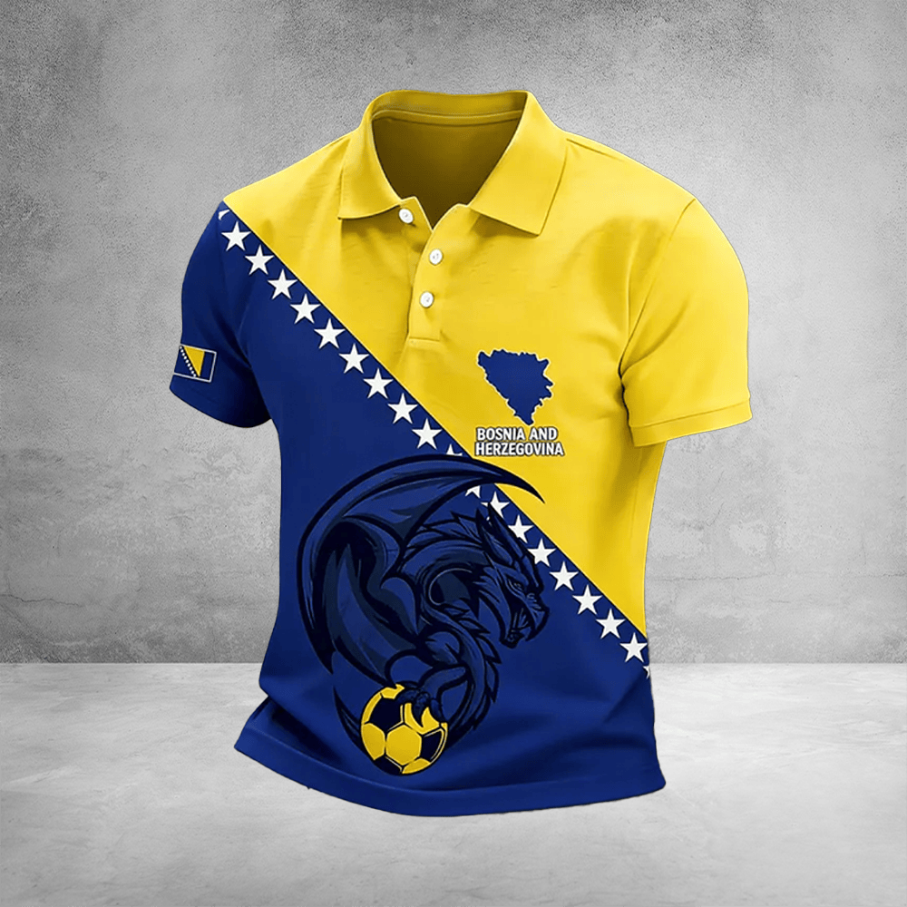Bosnia And Herzegovina World Cup Polo Shirt World Cup Teams Shirts FIFA Apparel Fan Gifts.png Bosnia And Herzegovina World Cup Polo Shirt World Cup Teams Shirts FIFA Apparel Fan Gifts.png