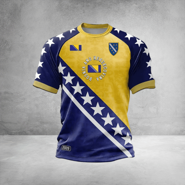 Bosnia And Herzegovina World Cup Shirt Bosnia World Cup Group Outfits For Men.png