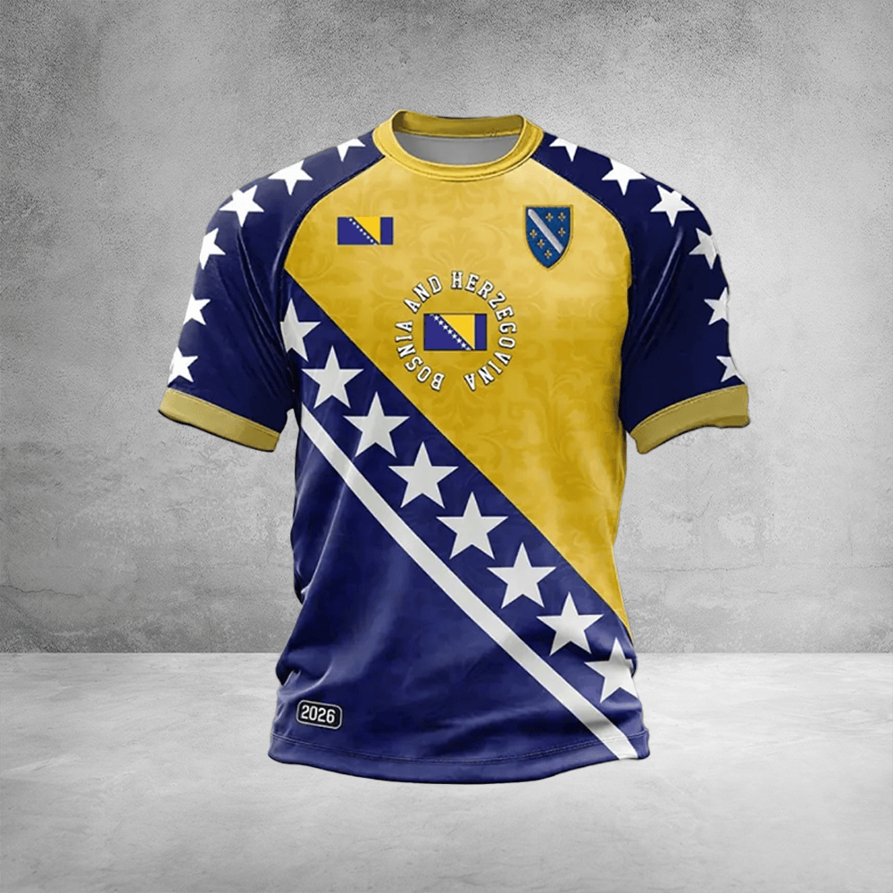 Bosnia And Herzegovina World Cup Shirt Bosnia World Cup Group Outfits For Men.png Bosnia And Herzegovina World Cup Shirt Bosnia World Cup Group Outfits For Men.png