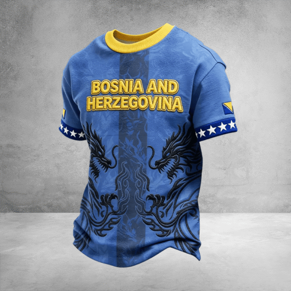 Bosnia And Herzegovina World Cup Shirt FIFA World Cup Merch Sports Fan Apparel.png