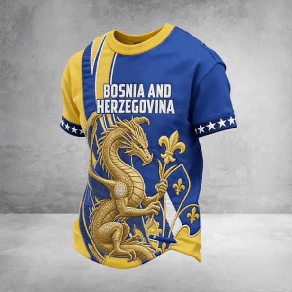 Bosnia And Herzegovina World Cup Shirt Sports Fan Clothing Bosnia Soccer Apparel.png
