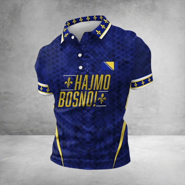 Bosnia Herzegovina World Cup Polo Shirt Hajmo Bosno Shirts FIFA World Cup Merch.png