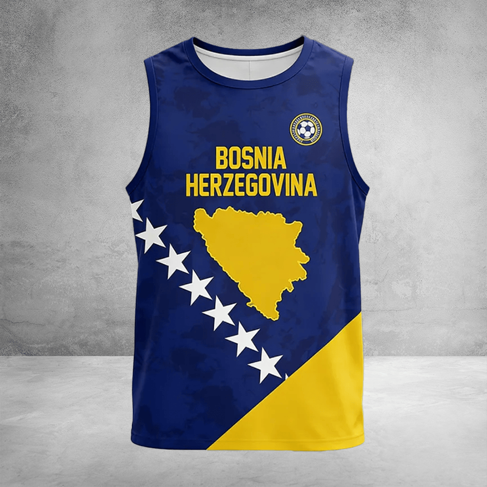 Bosnia Herzegovina World Cup Tank Top FIFA World Cup Merch For Team Bosnia Fan.png Bosnia Herzegovina World Cup Tank Top FIFA World Cup Merch For Team Bosnia Fan.png