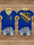 Bosnia Herzegovina World Cup V Neck Shirt Bosnia World Cup 2026 Merch Soccer Players Gifts.jpeg