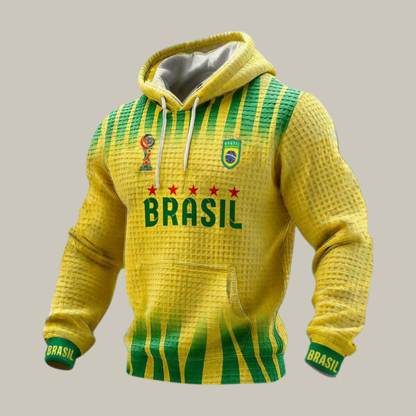 Brazil 2026 FIFA World Cup Hoodie Football Apparel Game Day For Dad Birthday.jpeg