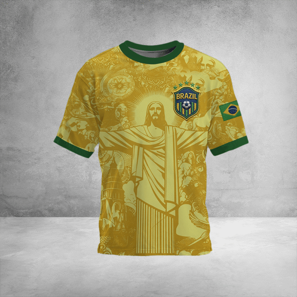 Brazil 2026 World Cup Shirt Brazil Soccer Tee Soccer Team Clothing For Friends.png