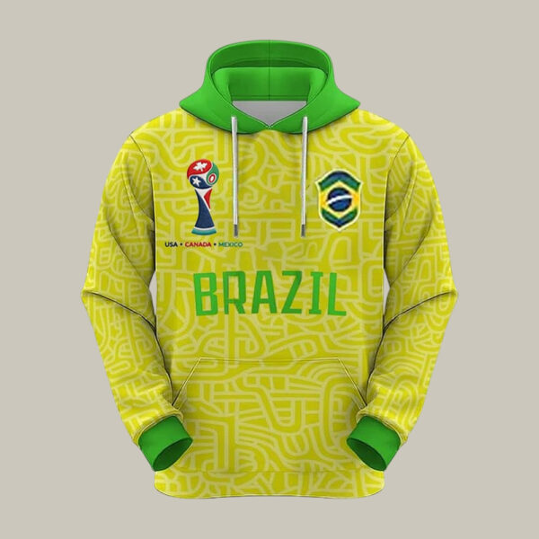 Brazil FIFA Club World Cup Bracket Hoodie World Cup Apparel Cool For Dad.jpeg