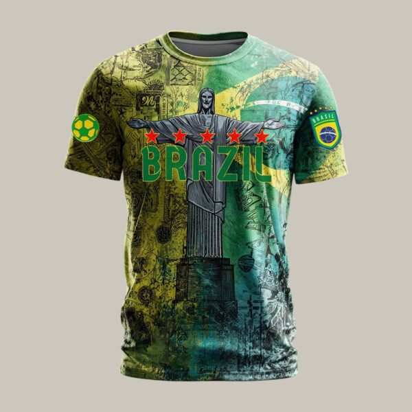 Brazil FIFA Club World Cup Bracket T Shirt Crist Of Redeemer Shirt Soccer Lover Gift.jpeg