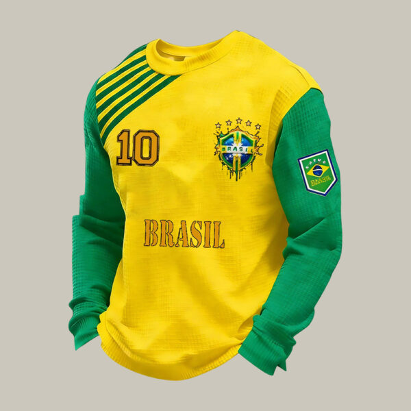 Brazil FIFA World Cup 2026 Long Sleeve Shirt Brazil Soccer Fan Merch Fathers Day Gift.jpeg