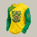 Brazil FIFA World Cup 2026 Long Sleeve Shirt Game Day Clothing Soccer Lover Gear.jpeg