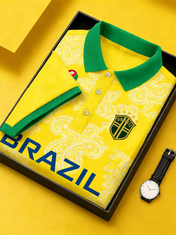 Brazil FIFA World Cup 2026 Polo Shirt Brazil World Cup Games Apparel Fathers Day Gifts.jpeg