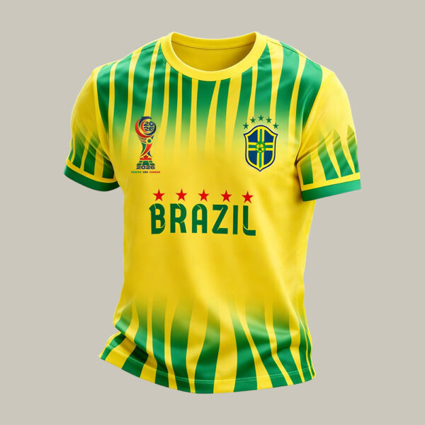 Brazil FIFA World Cup 2026 T Shirt World Cup 2026 Group Stage Matches Shirt For Fan.jpeg