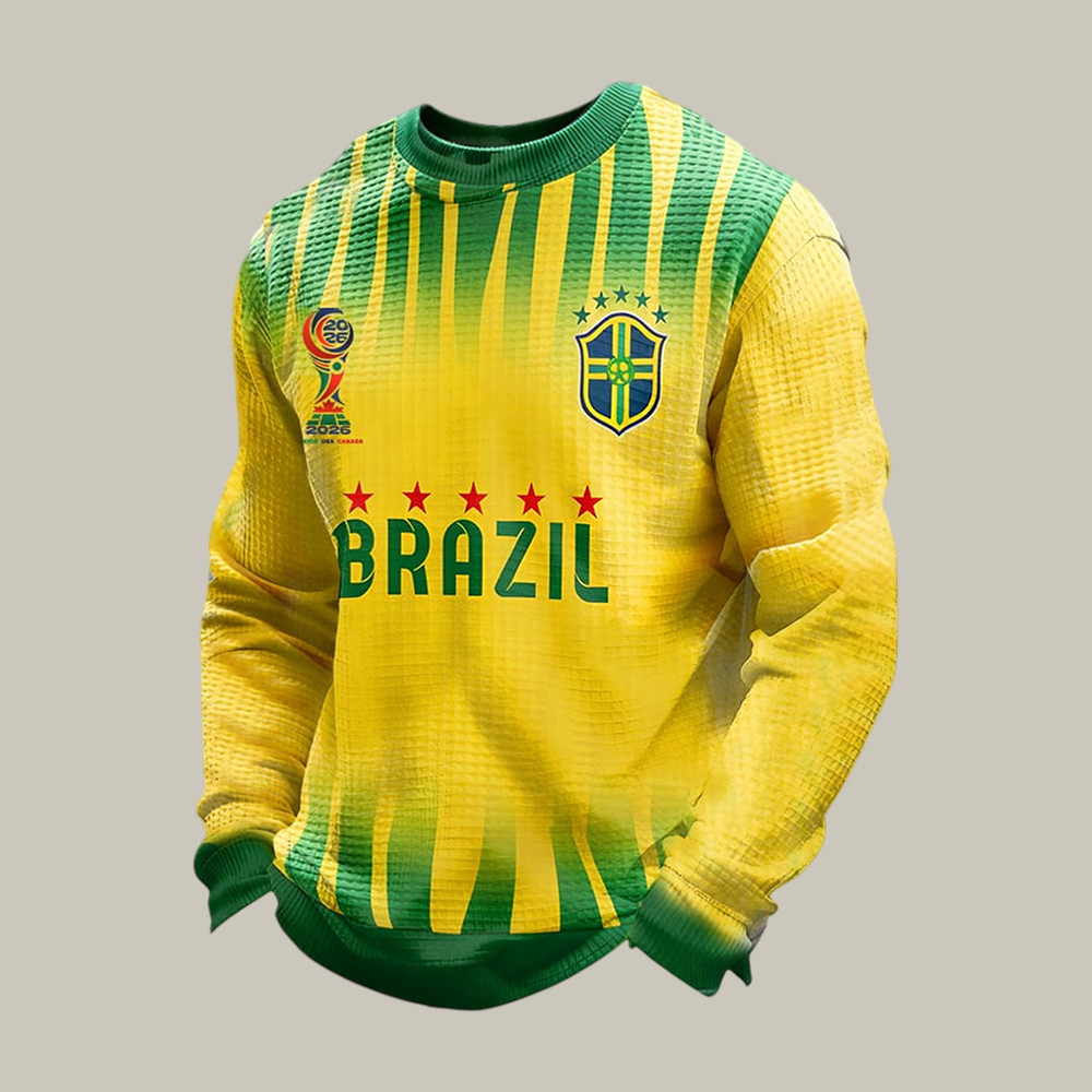 Brazil FIFA World Cup Team Long Sleeve Shirt Soccer Apparel World Cup Lover Gift.jpeg Brazil FIFA World Cup Team Long Sleeve Shirt Soccer Apparel World Cup Lover Gift.jpeg