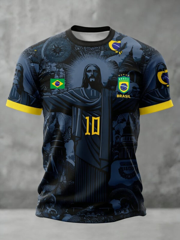 Brazil World Cup 2026 Merch Brazil Game Day Shirt Soccer Clothing For World Cup Fan.jpeg