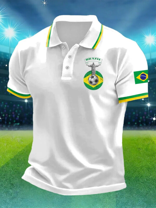 Brazil World Cup 2026 Polo Shirt Game Day Apparel Soccer Merch Best Gifts For Team USA Lovers.jpeg