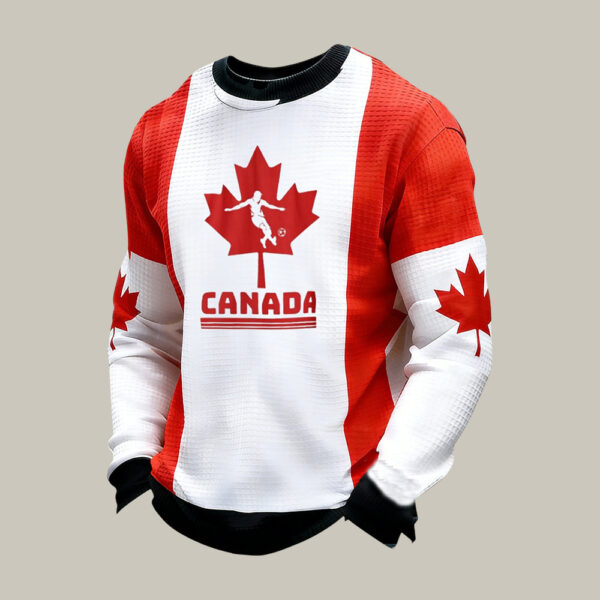 Canada 2026 Fifa World Cup Long Sleeve Shirt Lets Go Canada We Can Soccer Apparel.jpeg