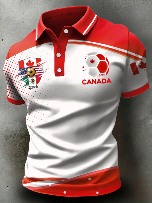 Canada World Cup 2026 Polo Shirt World Cup Merch Unique For Soccer Lovers.jpeg