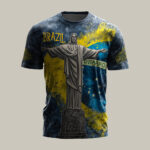 Christ The Redeemer Team Brazil Soccer T Shirt FIFA World Cup 2026 Clothes Unique For Fan.jpeg