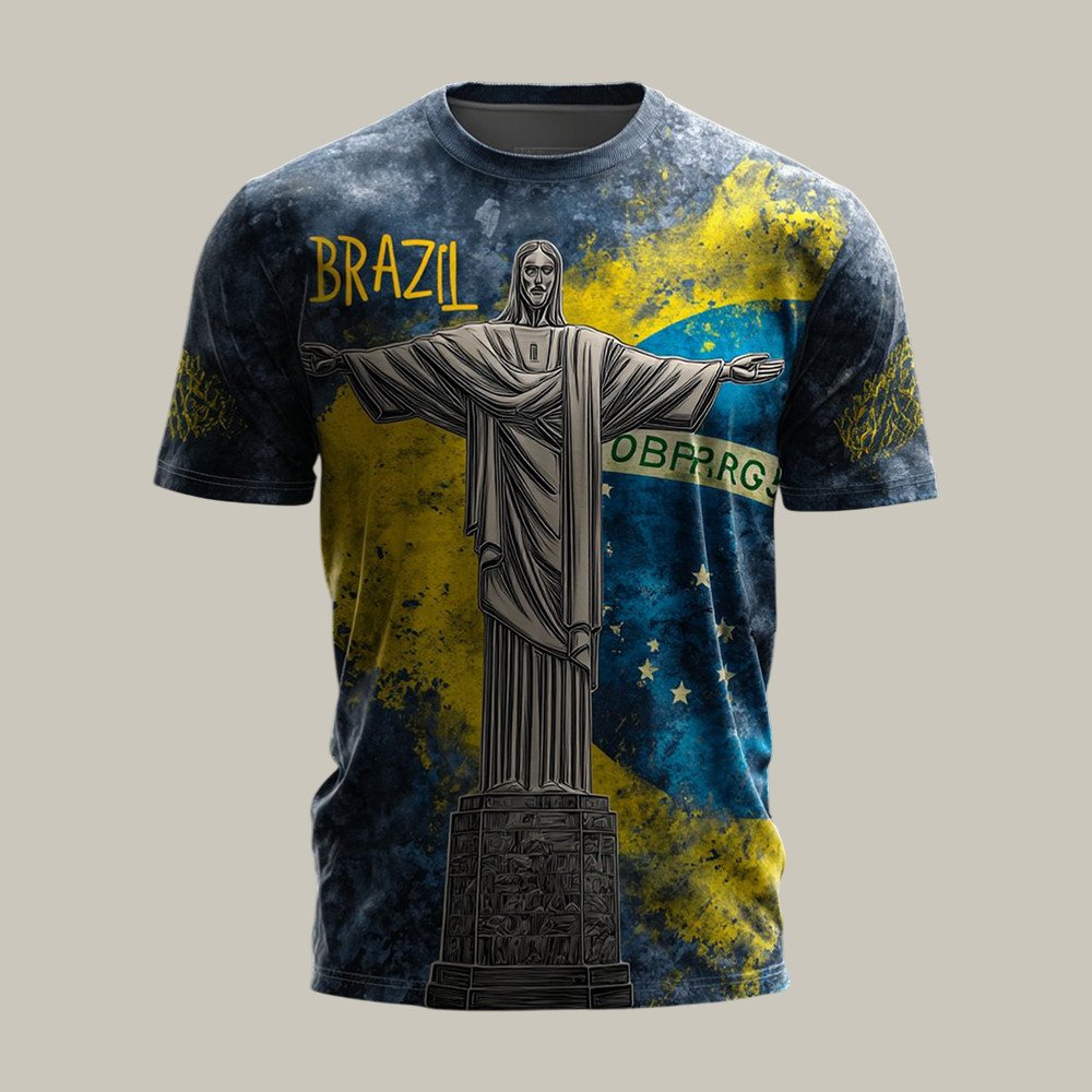 Christ The Redeemer Team Brazil Soccer T Shirt FIFA World Cup 2026 Clothes Unique For Fan.jpeg Christ The Redeemer Team Brazil Soccer T Shirt FIFA World Cup 2026 Clothes Unique For Fan.jpeg