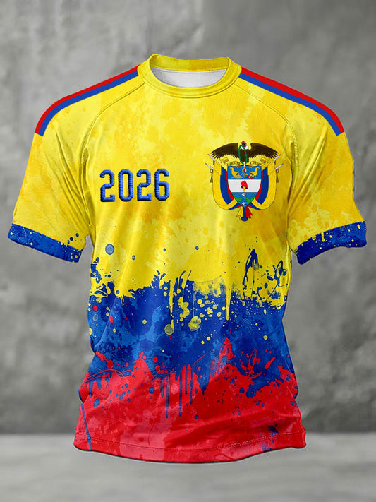 Colombia FIFA World Cup 2026 Shirt Colombia National Football Team Shirts Soccer Players Gifts.jpeg