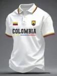 Colombia National Football Team Polo Shirt World Cup 2026 Merch Soccer Players Gifts.webp