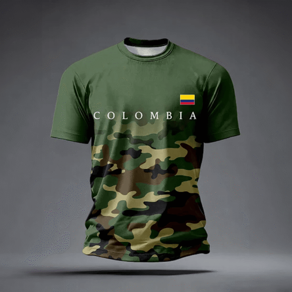 Colombia World Cup 2026 Camo Shirt World Cup Apparel FIFA Merch Fan Gifts Idea.png
