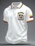 Colombia World Cup 2026 Polo Shirt Colombia Soccer Outfit Cool For Grandpa.webp